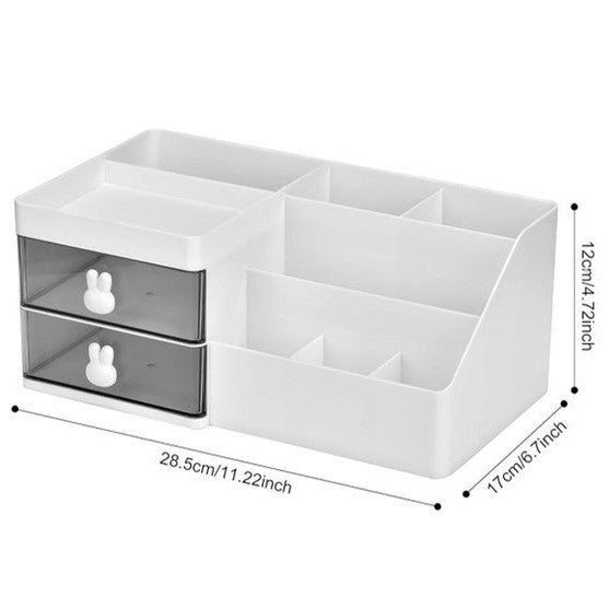 Multi-Compartment Desktop Organizer with Drawers