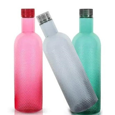 Textured Glass Water Bottle