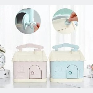 Cute House-Shaped Tissue Box Holder