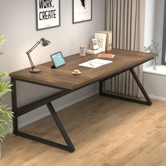 Industrial Modern Wooden Office Desk
