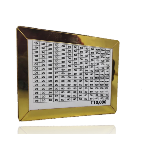 Money Bank – ₹10,000 Fill It All Savings Challenge Board