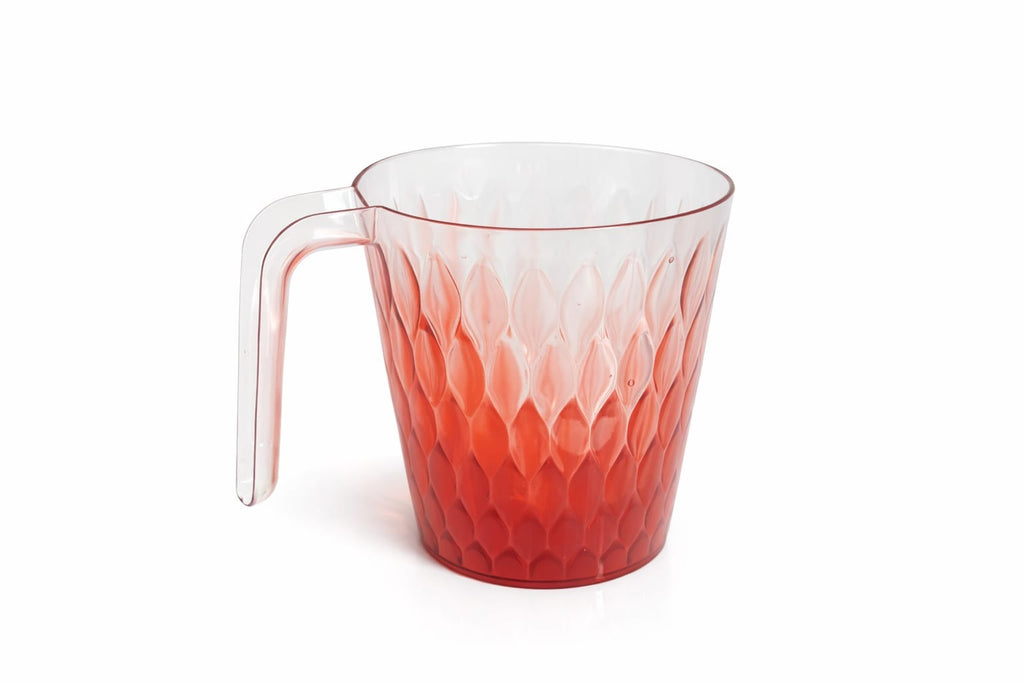 Transparent Plastic Drinking Cup With Handle
