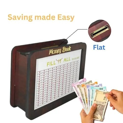 Money Bank – ₹25,000 Fill It All Savings Challenge Board