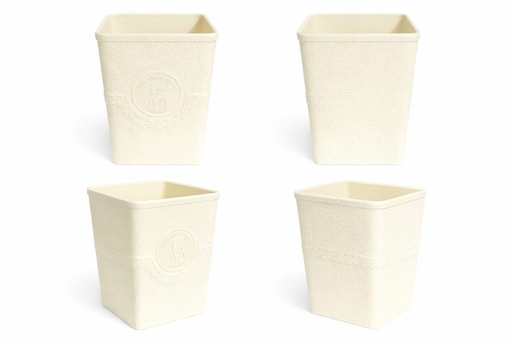 Cream textured pen holder | Perfect for home and office