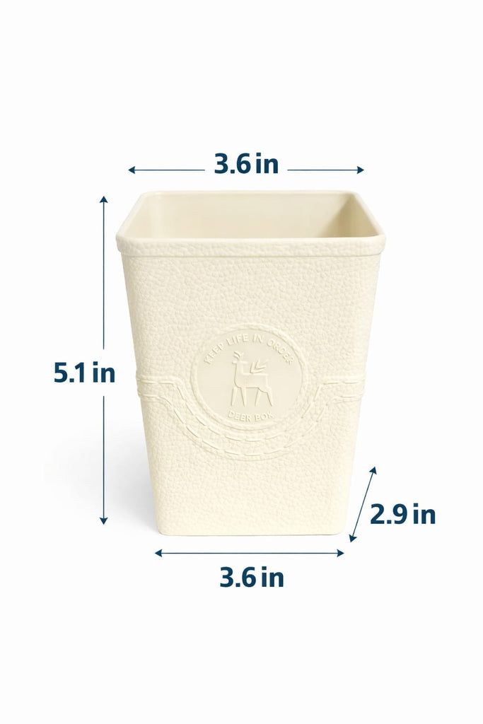 Cream textured pen holder | Perfect for home and office