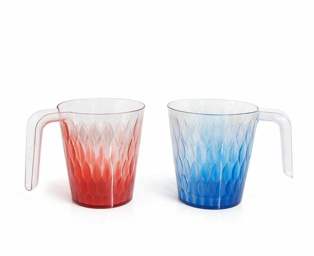 Transparent Plastic Drinking Cup With Handle