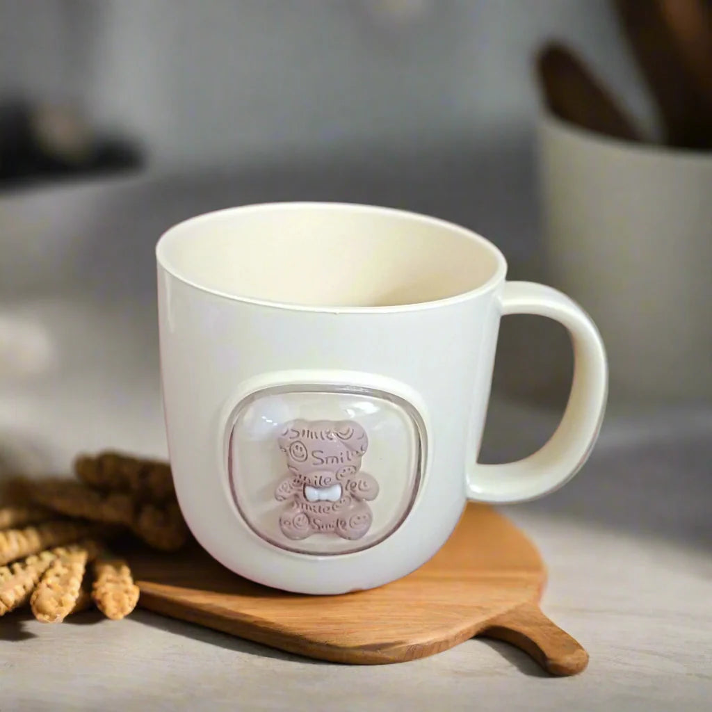 Teddy Print Coffee Cups