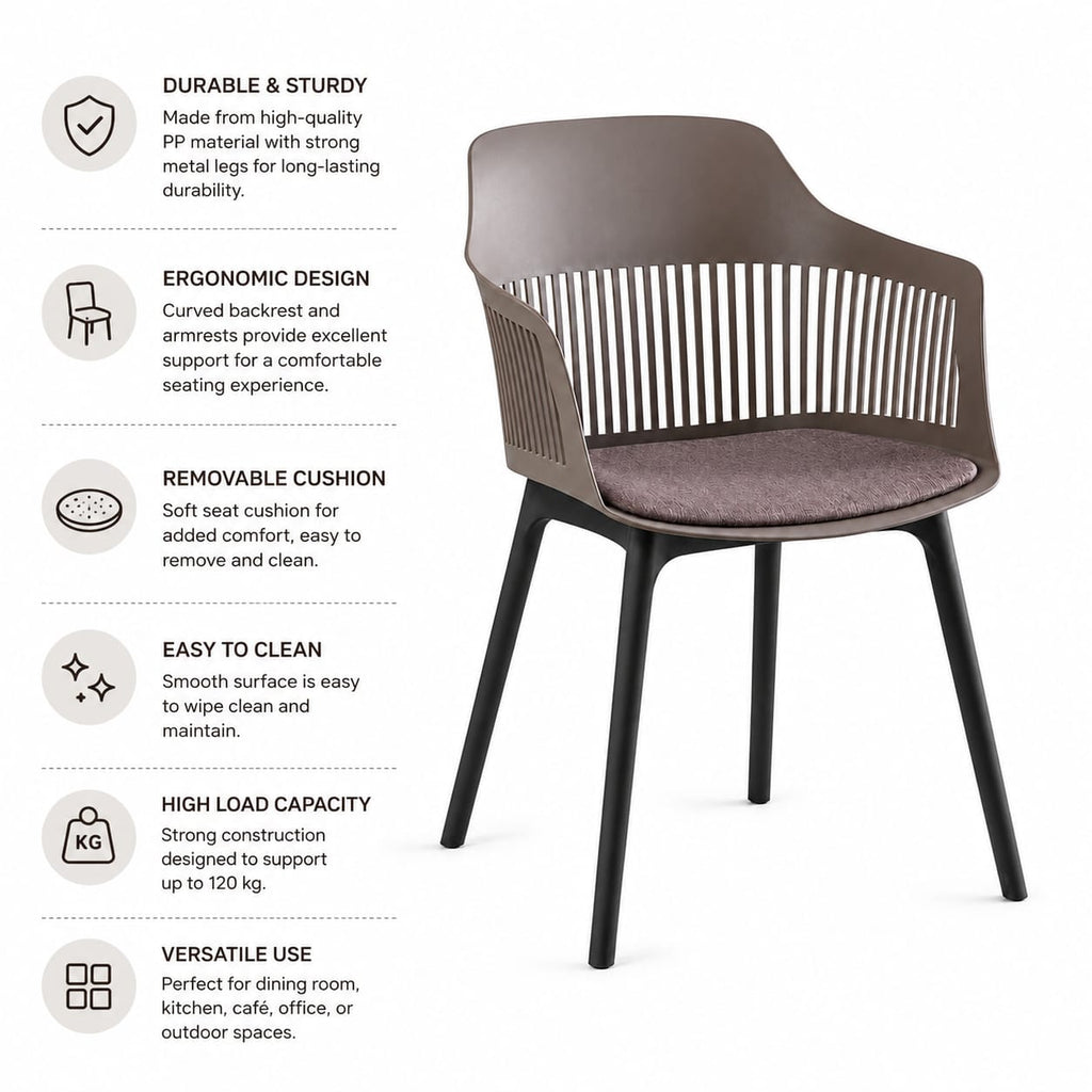 BEIGE CAFE CHAIR