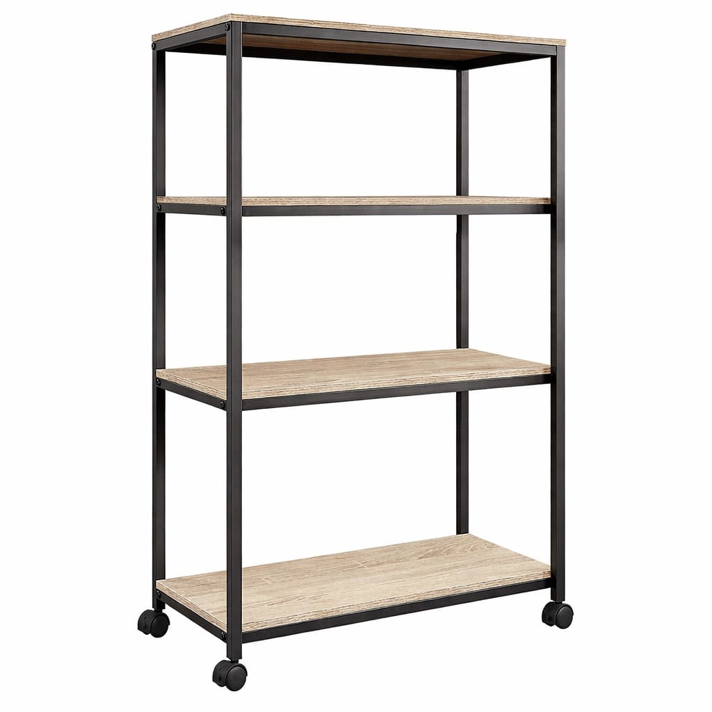 4 -Shelves Heavy Duty Rack with Wheels Rack for Laundry Bathroom Kitchen Storage Cart