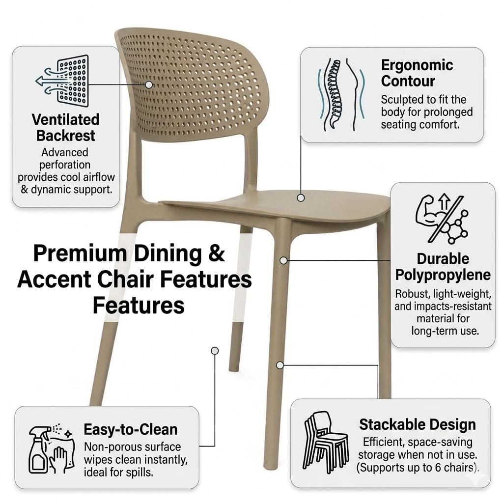 Brown Café Chairs