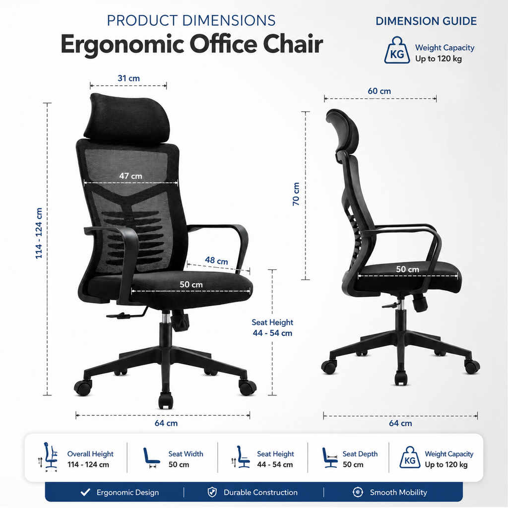 SCALES HB BLACK CHAIR