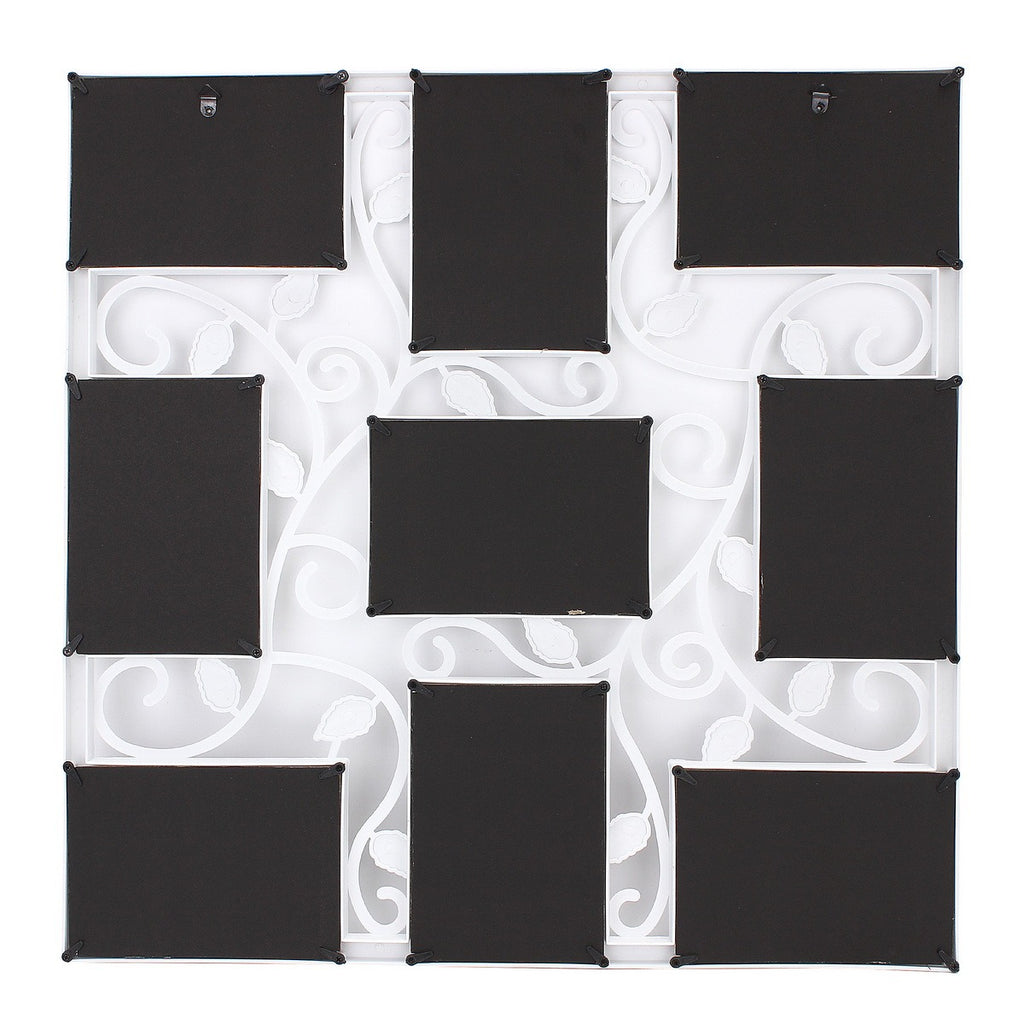 Elegant Floral Multi-Photo Frame Collage