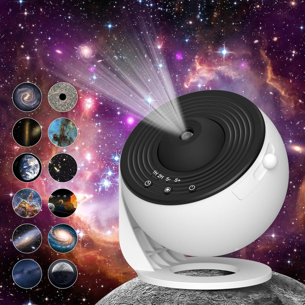 Galaxy Star Projector with HD Astronomical Discs