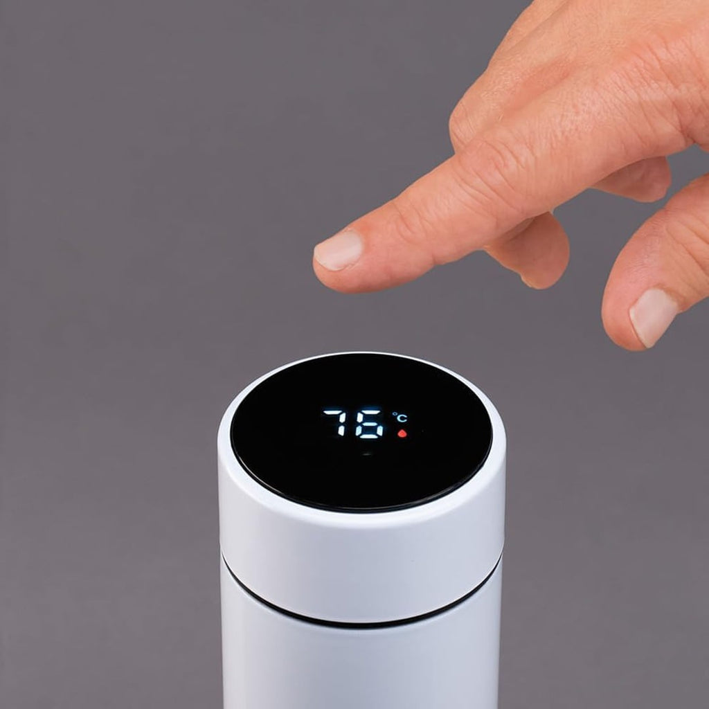 Pink Favourite Teddy Smart Temperature Display Bottle
