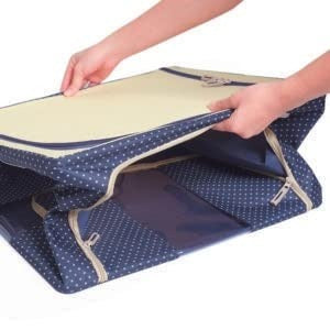Foldable 66L cloths storage box organiser