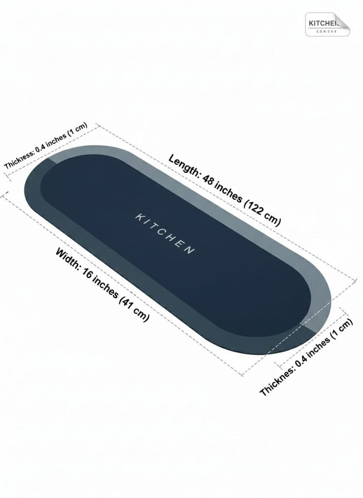 Kitchen Floor Mat Oval