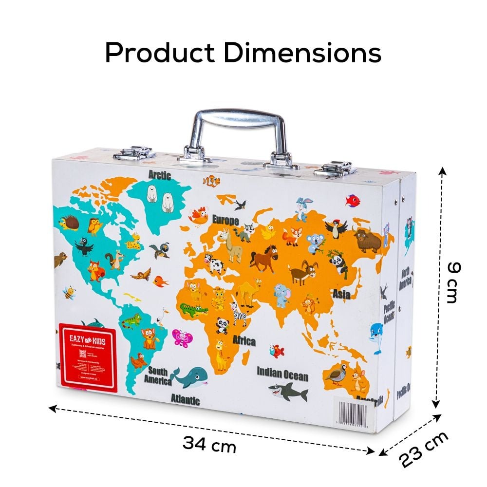 Trending kids painting kit | Perfect for gifting | Colour Kit With Suitcase