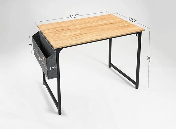 Computer Desk 32" Inch Study Writing Table for Home Office, Modern Small Space Simple Style PC Work Desk