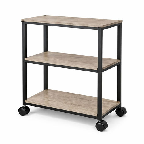 3-Shelves Heavy Duty Rack with Wheels Casters for Garage Closet Kitchen Pantry Warehouse Basement Living Room