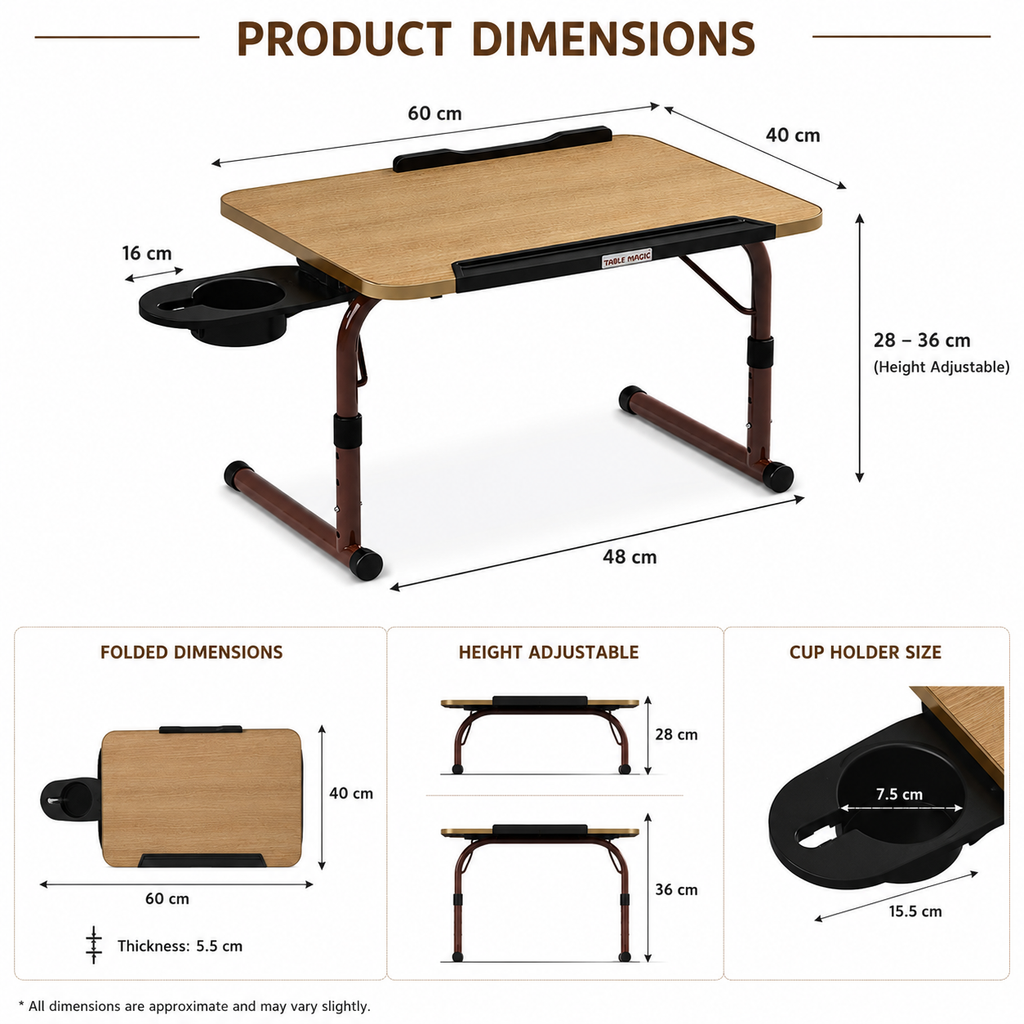 TABLE MAGIC IKON - GOLDEN TEAK