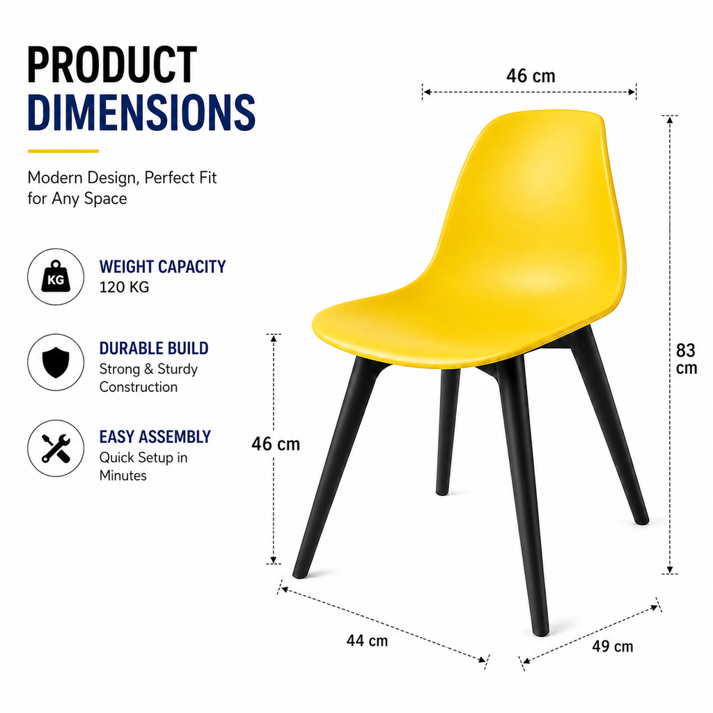 AS CAFE CHAIR YELLOW 17