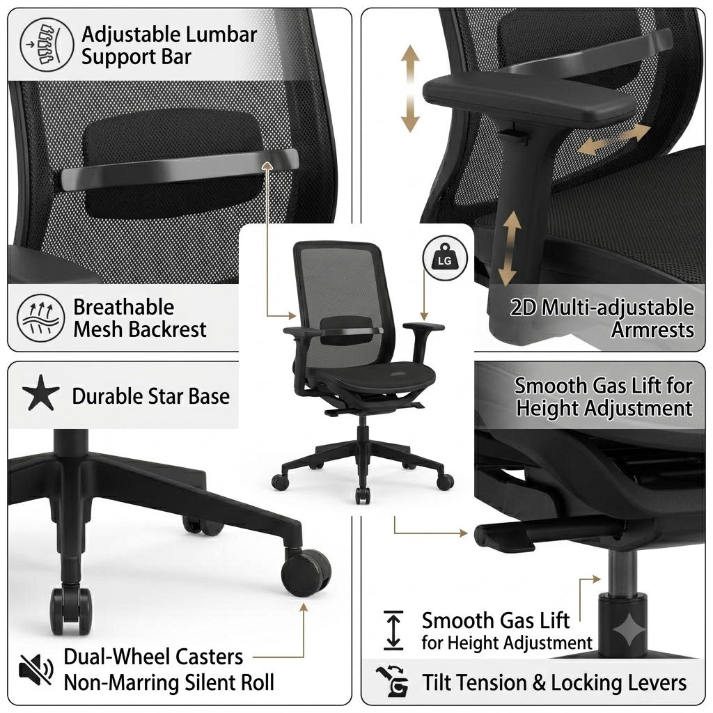 FEATHER MB CHAIR BLACK