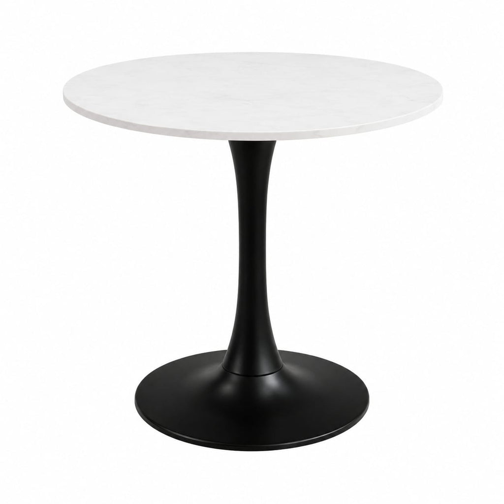 WHITE ROUND CAFE TABLE