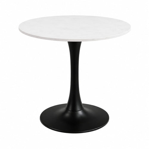 WHITE ROUND CAFE TABLE