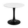 WHITE ROUND CAFE TABLE