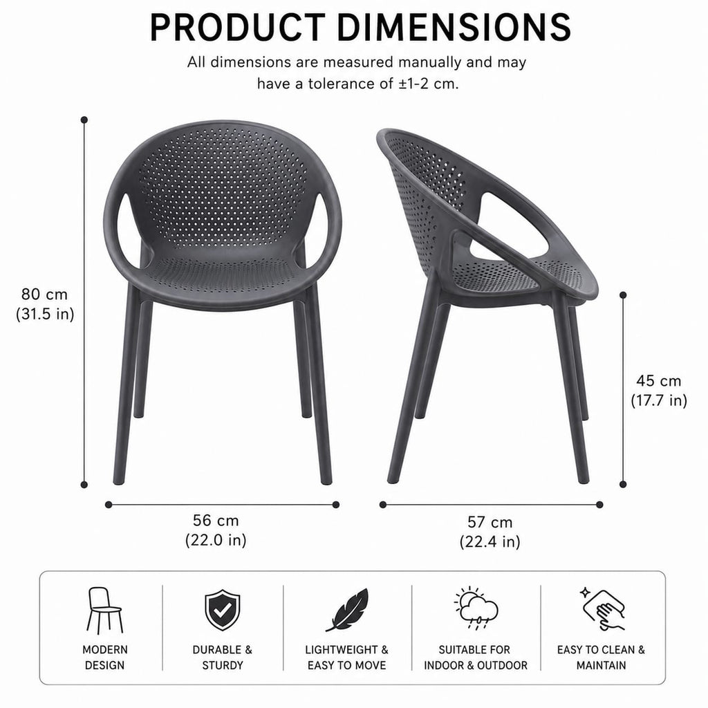 Black Outdoor Chair 01