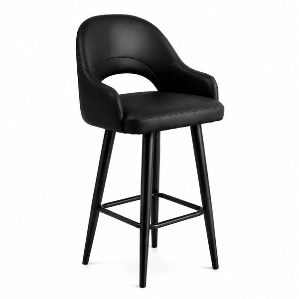 BLACK BAR STOOL 01