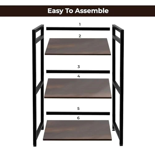 3-Layer Multipurpose Microwave Oven Stand