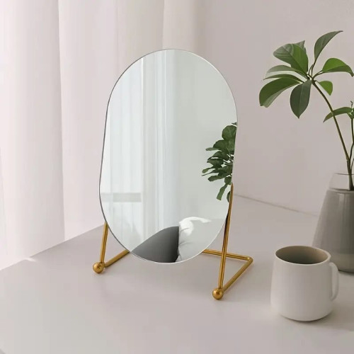 Oval Adhesive Mirror - 4893